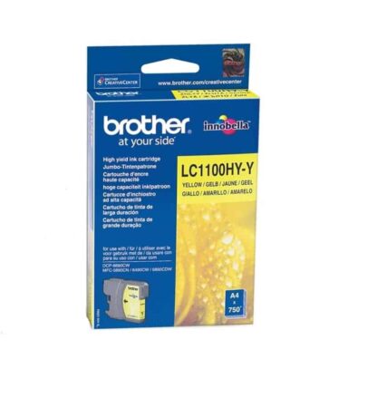 Brother LC1100HYY gul blækpatron 10,1ml - LC1100HYY - original