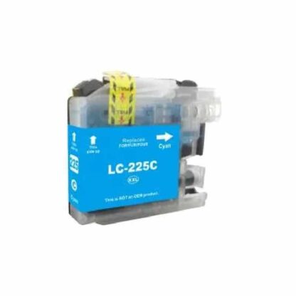Brother LC225XLC cyan blækpatron 1200 sider - Kompatibel - LC225XLC