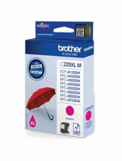 Brother LC225XLM magenta blækpatron 1200 sider - LC225XLM - original