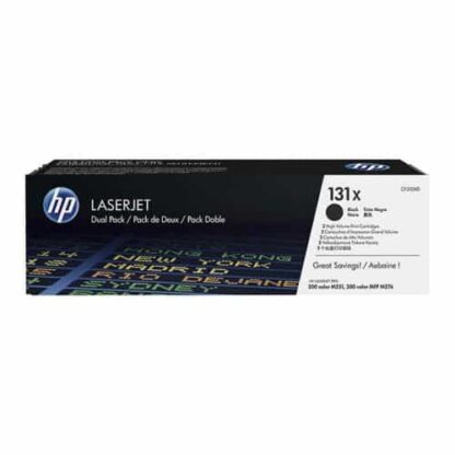 Dual pack! HP 131X sort toner 4.800 sider - CF210XD - original