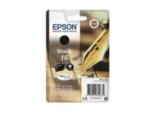 Epson 16 sort blækpatron 5,4ml - C13T16214012 - original