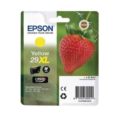 Epson 29XL gul blækpatron 6,4ml - C13T29944012 - original