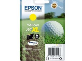 Epson 34XL gul blækpatron 10,8ml - C13T34744010 - original