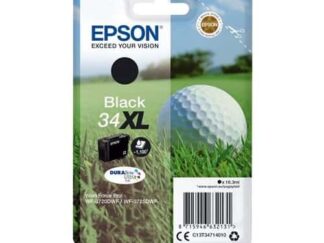 Epson 34XL sort blækpatron 16,3ml - C13T34714010 - original