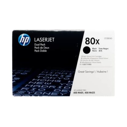 HP 80X sort toner 6.800 sider - CF280X - original