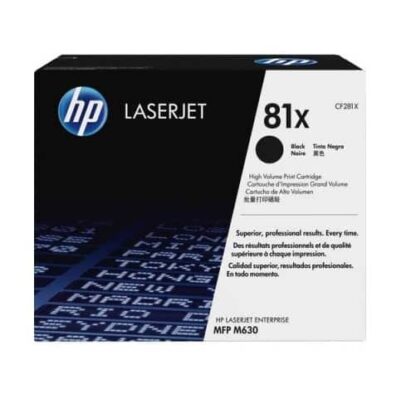 HP 81X sort toner 25.000 sider - CF281X - original