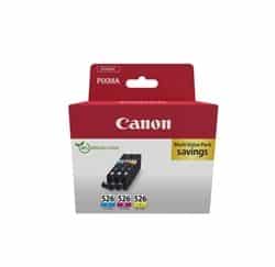 Multi pack! Canon CLI-526 C-M-Y blækpatron - 4541B009 / 4541B018 - original