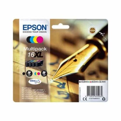 Multi pack! Epson 16XL BK-C-M-Y blækpatron - C13T16364012 - original