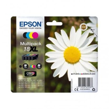 Multi pack! Epson 18XL BK-C-M-Y blækpatron - C13T18164012 - original