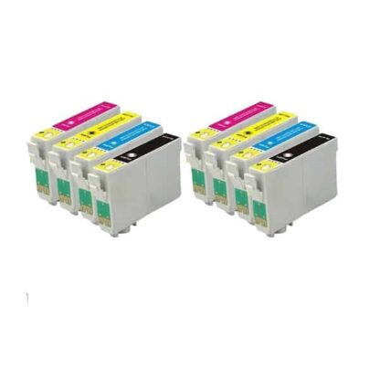 Rabat sæt! Epson 18XL - 2 x 4 farver BK-C-M-Y - Uoriginal -18XL - 88 ml