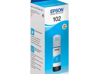 Epson 102 cyan blækrefill 70 ml |C13T03R240| original