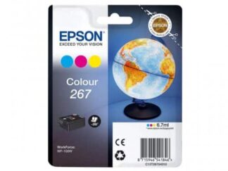 Epson 267 Tri-color C-M-Y blækpatron 7ml - C13T26704010 - original