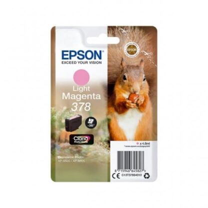 Epson 378 lys magenta blækpatron 4,8 ml |C13T37864010| original