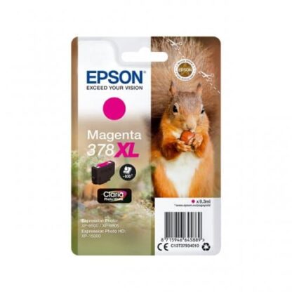 Epson 378XL magenta blækpatron 9,3 ml |C13T37934010| original