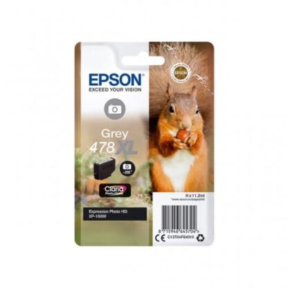 Epson 478XL grå blækpatron 11,2 ml |C13T04F64010| original