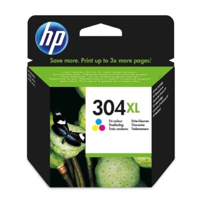 HP 304XL farve blækpatron 7ml - N9K07AE#UUS - original