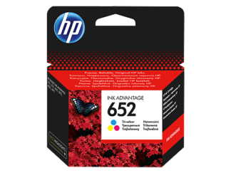 HP 652 farve blækpatron 200 sider F6V24AE original