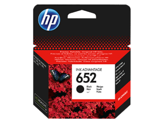 HP 652 sort blækpatron 360 sider F6V25AE original