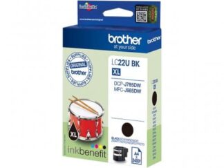 Brother LC22EBK sort blækpatron 2400 sider original - LC22EBK