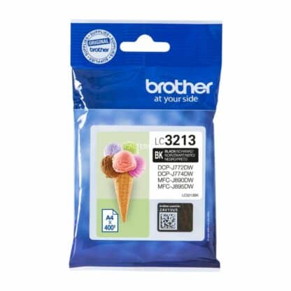 Brother LC3213 BK sort blækpatron 400 sider original - LC3213BK