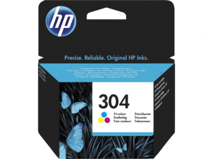 HP 304 farve blækpatron 4 ml original - N9K05AE