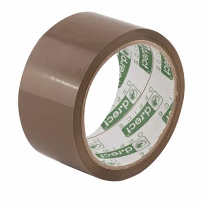 Pakketape 6 stk brun 48mm x 50m