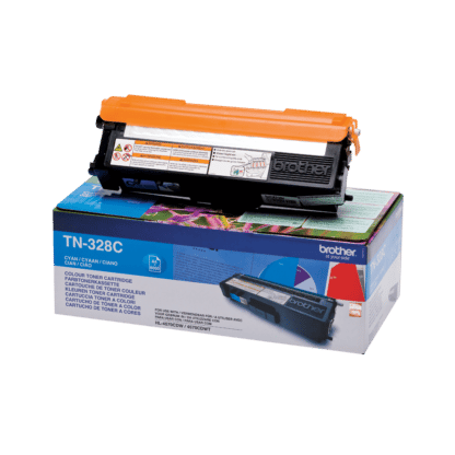 Brother TN328C cyan toner 6.000 sider - original TN328C