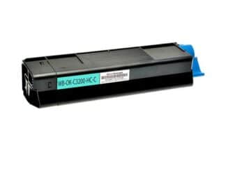 Oki 42804539 cyan toner 3.000 sider 42804539 - Kompatibel