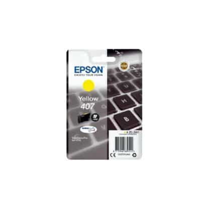 Epson 407 gul blækpatron 20,3 ml C13T07U440 - original