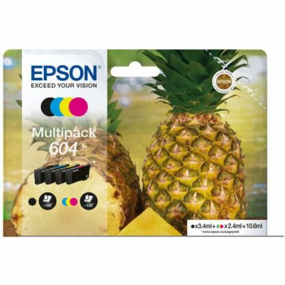 Multi pack! Epson 604 BK-C-M-Y blækpatron 10.6 ml |C13T10G64010| original