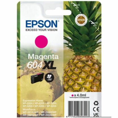 Epson 604XL magenta blækpatron 4 ml |C13T10H34010| original