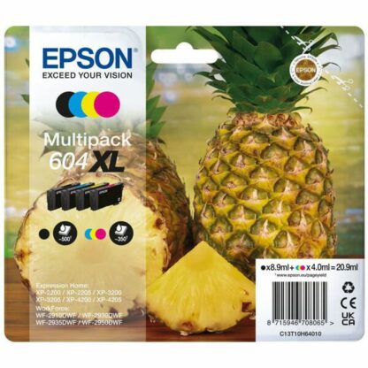 Multi pack! Epson 604XL BK-C-M-Y blækpatron 20.9 ml |C13T10H64010| original