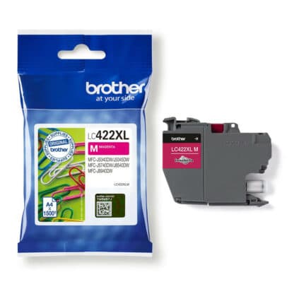Brother LC422XLM magenta blækpatron 1.500 sider - LC422XLM - original