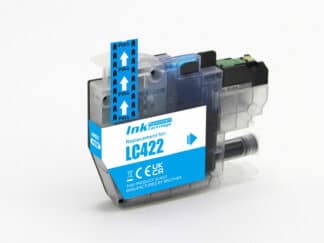 LC422C cyan blækpatron 550 sider - Kompatibel Brother - LC422C