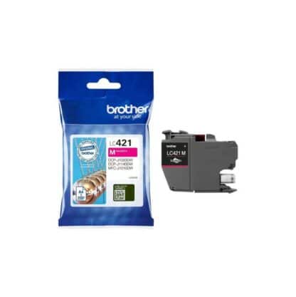 Brother LC421M magenta blækpatron 200 sider - LC421M - original