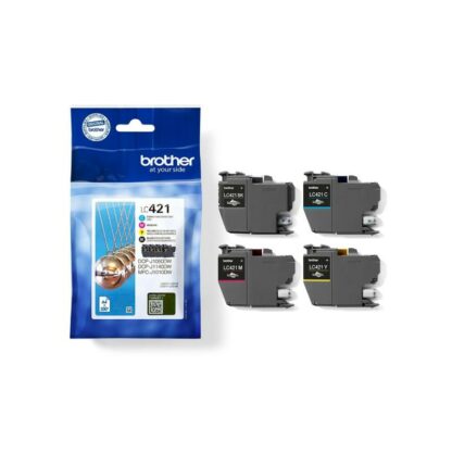 Brother LC421VALDR pakke med BK,C,M,Y - LC421VALDR - original