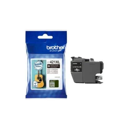 Brother LC421XLBK sort blækpatron 500 sider - LC421XLBK - original