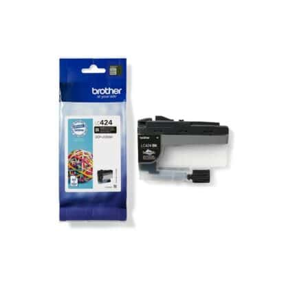 Brother LC424BK sort blækpatron 750 sider - LC424BK - original