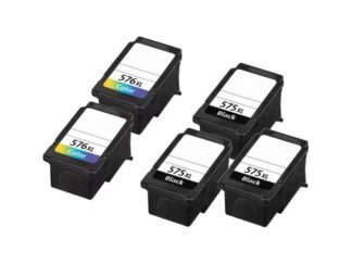 Rabat sæt! Canon PG-575XL / Cl 576XL - 3 x Sort 2 x Farve - Kompatibel - PG-575XL - 71 ml