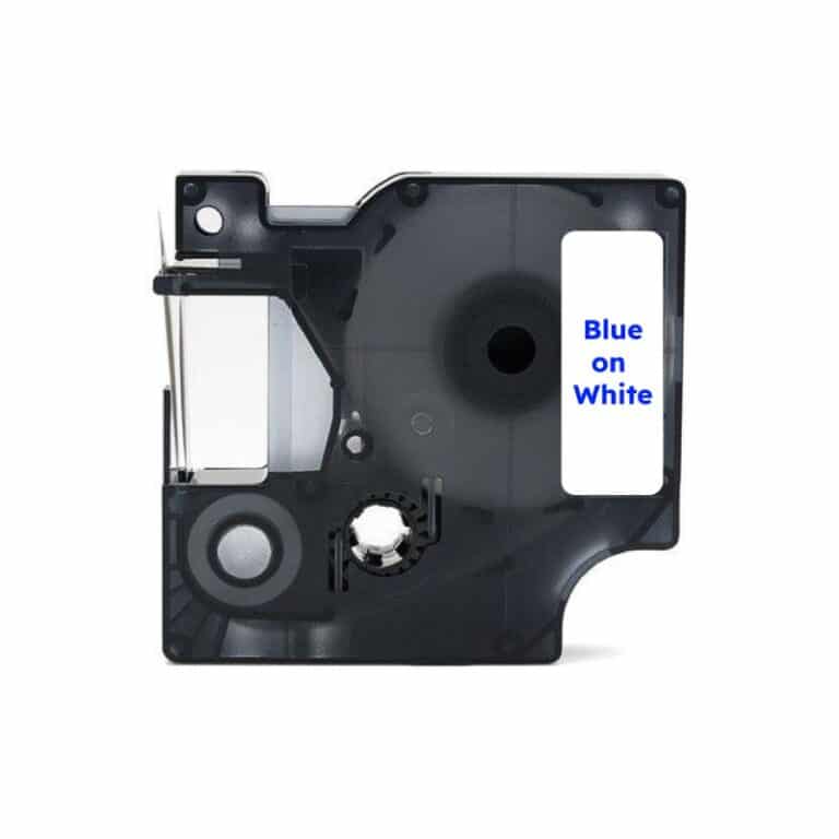 Rubans étiquettes Dymo 40914 - 2 Rouleaux Bleu Sur Blanc 9mm X 7m, Compatibles LabelManager, LabelWriter - 9