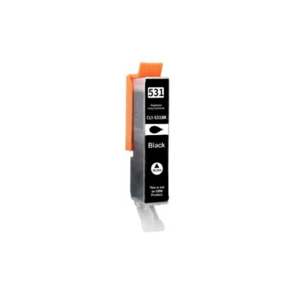 Canon CLI-531BK sort blækpatron 400 sider - kompatibel 6118C001