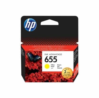 HP 655 gul blækpatron 600 sider - CZ112AE - original