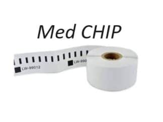 Dymo 99012 adresseetiketter med CHIP 260 stk - 89 x 36mm - Kompatibel - S0722400