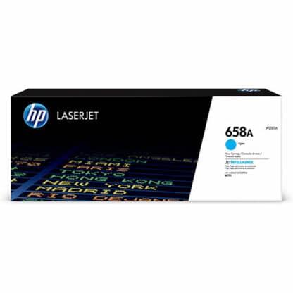 HP 658A cyan toner 6.000 sider - Original - W2001A