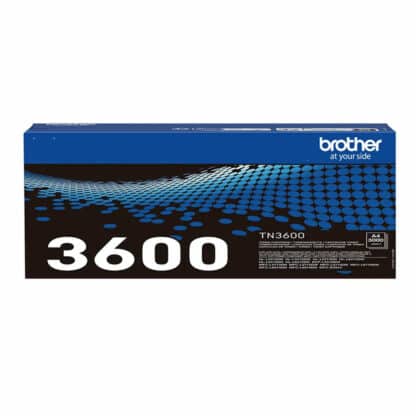 Brother TN3600 sort toner 3.000 sider - Original - TN-3600