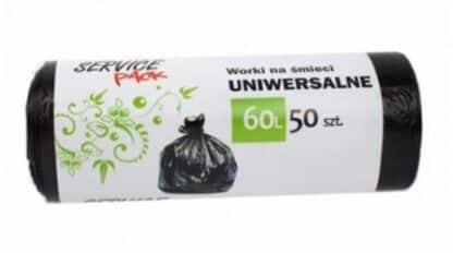 Affaldsposer 60 liter sort HDLD 50 stk.