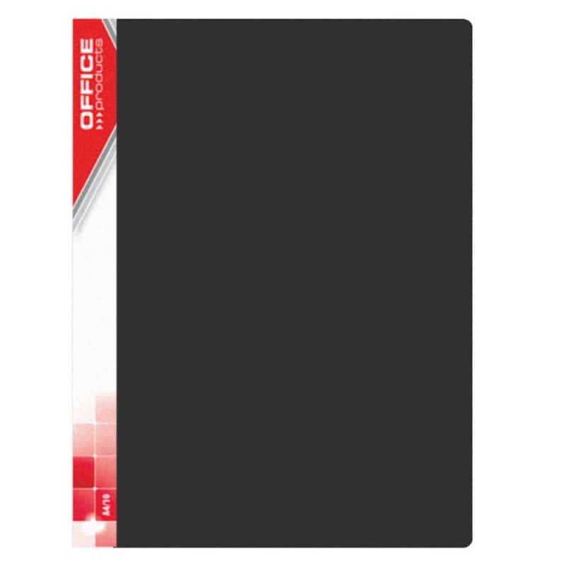Billede af Display Book A4 Sort 20 lommer.