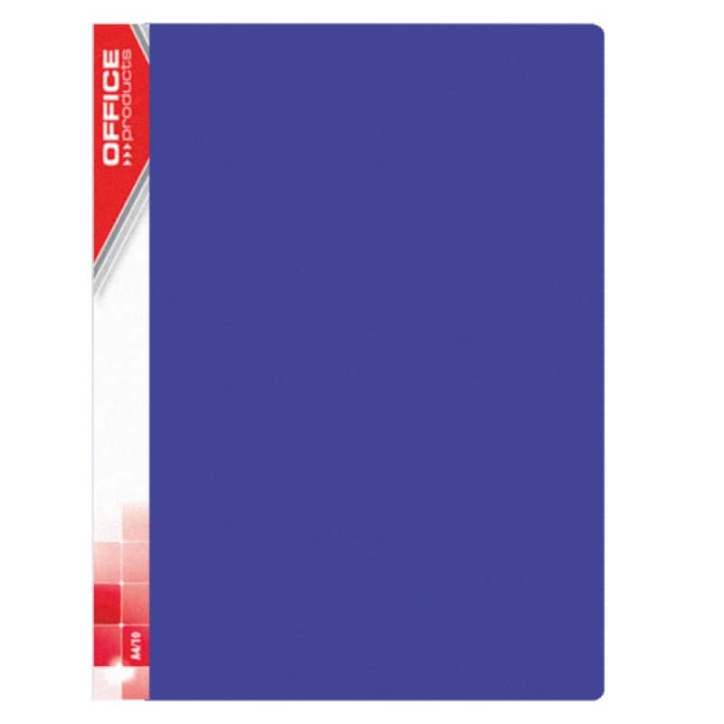 Billede af Display Book A4 20 lommer blå.